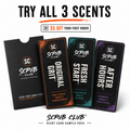 Scrub Club™ Scent Card Sample Pack — All 3 Scents